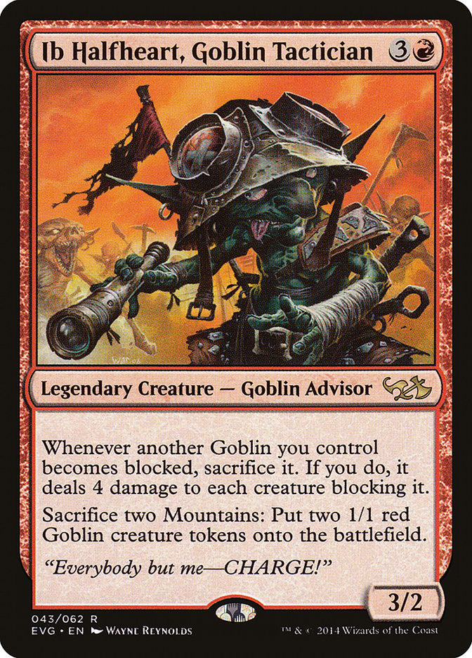 Ib Halfheart, Goblin Tactician (Elves vs. Goblins) [Duel Decks Anthology] | Good Games Modbury