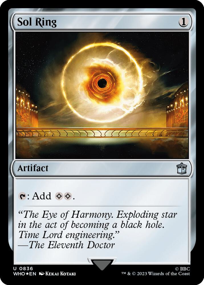 Sol Ring 836/331 (Universes Beyond: Doctor Who)  - Surge Foil | Good Games Modbury