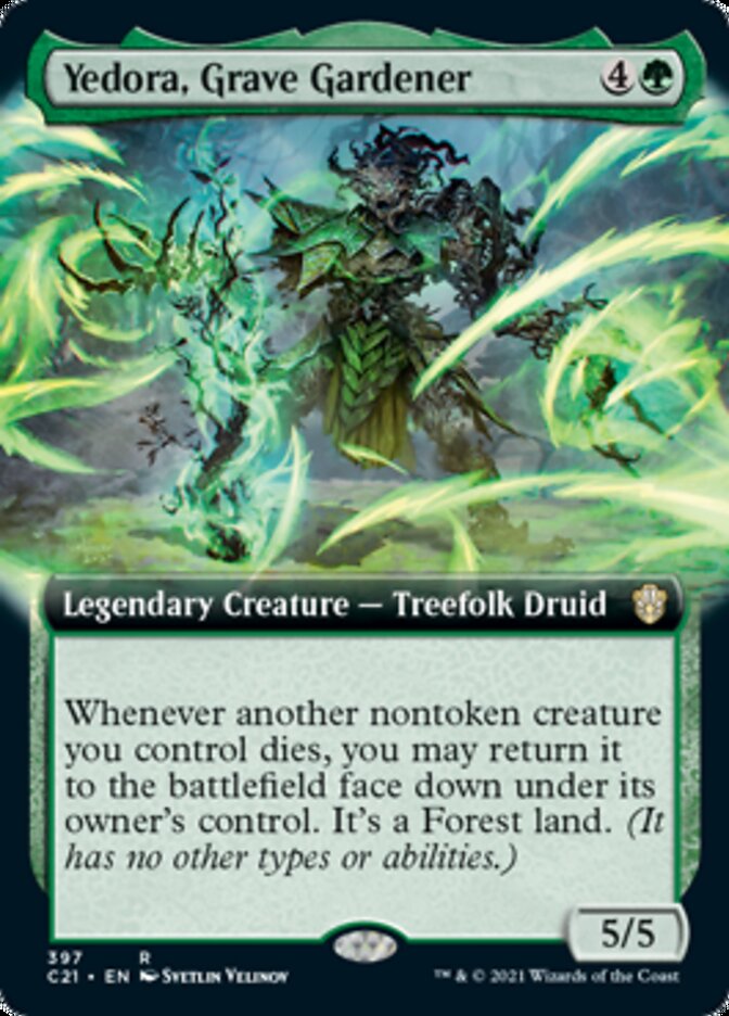 Yedora, Grave Gardener (Extended Art) [Commander 2021] | Good Games Modbury