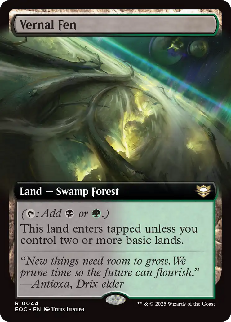 Vernal Fen (Extended Art) [Edge of Eternities Commander] | Good Games Modbury