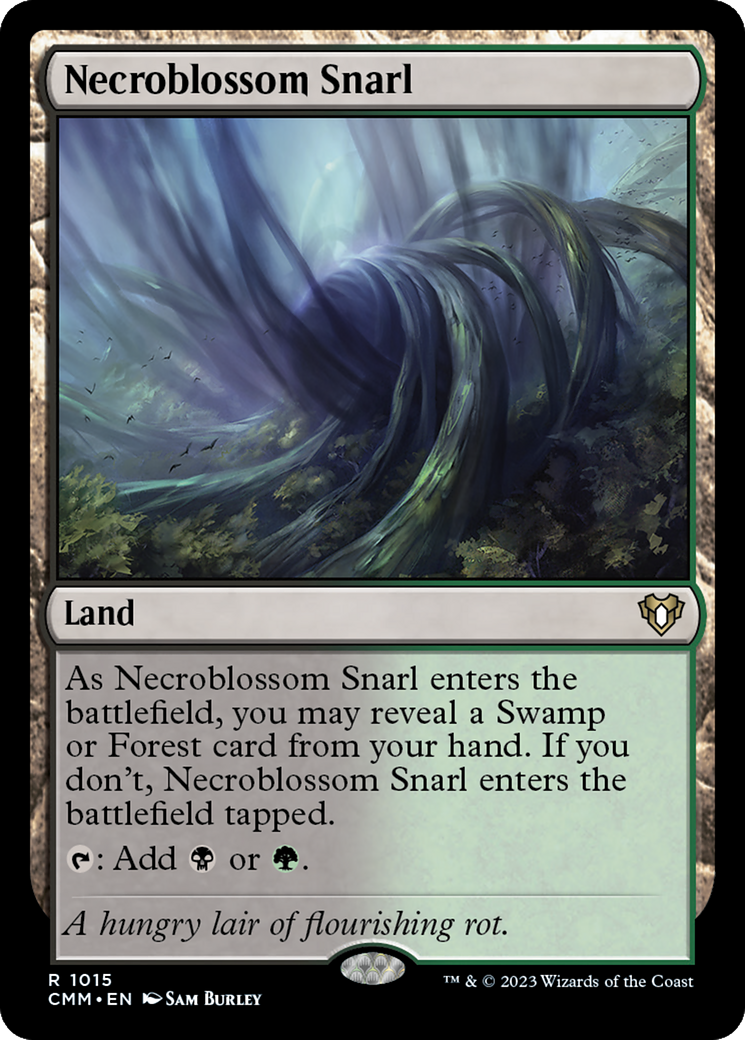 Necroblossom Snarl [Commander Masters] | Good Games Modbury