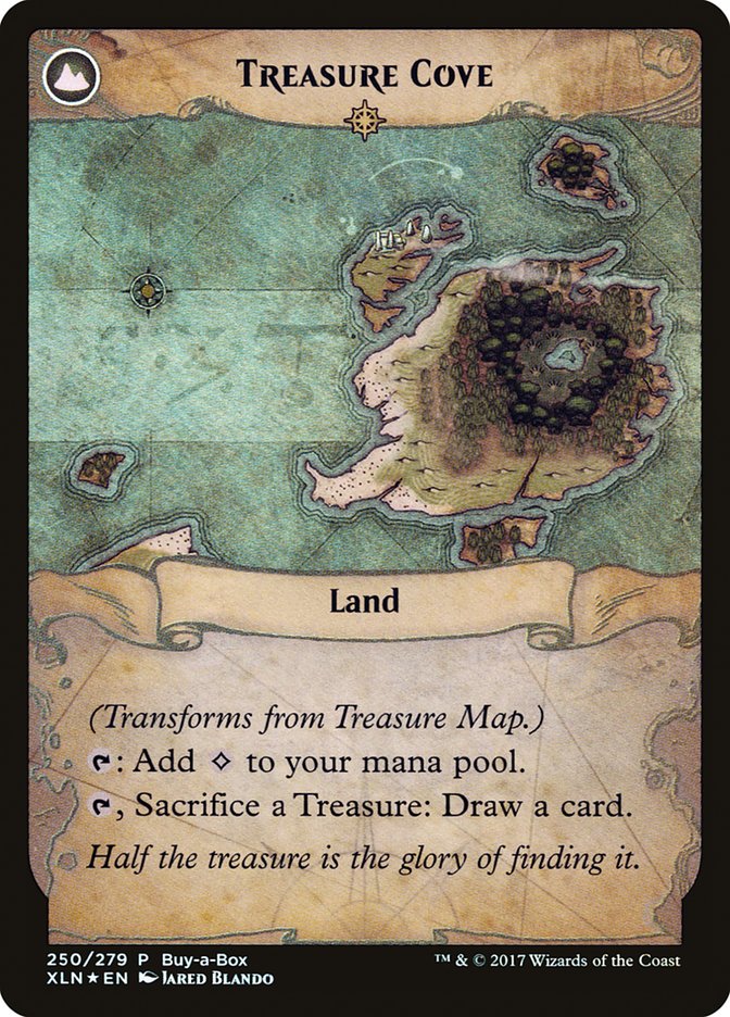 Treasure Map // Treasure Cove (Buy-A-Box) [Ixalan Treasure Chest] | Good Games Modbury