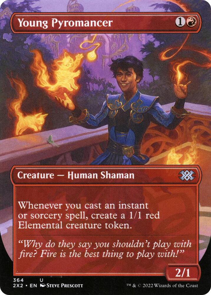Young Pyromancer Borderless 364/331 (Double Masters 2022)  | Good Games Modbury