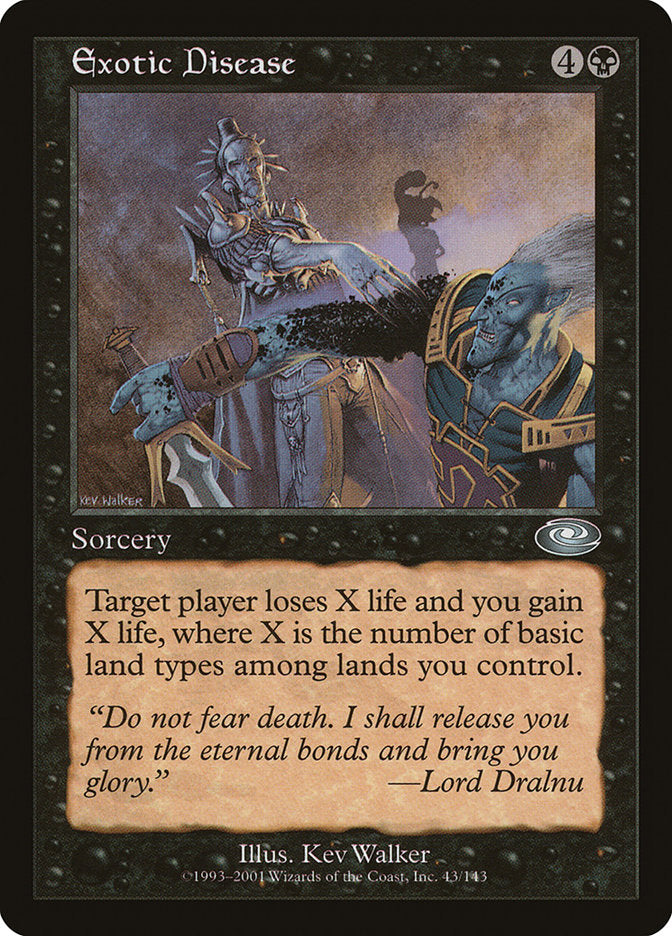 Exotic Disease 43/143 (Planeshift)  - Foil | Good Games Modbury