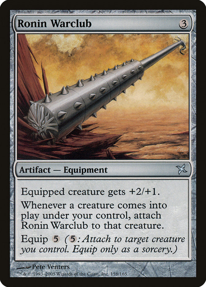Ronin Warclub 158/165 (Betrayers of Kamigawa)  - Foil | Good Games Modbury