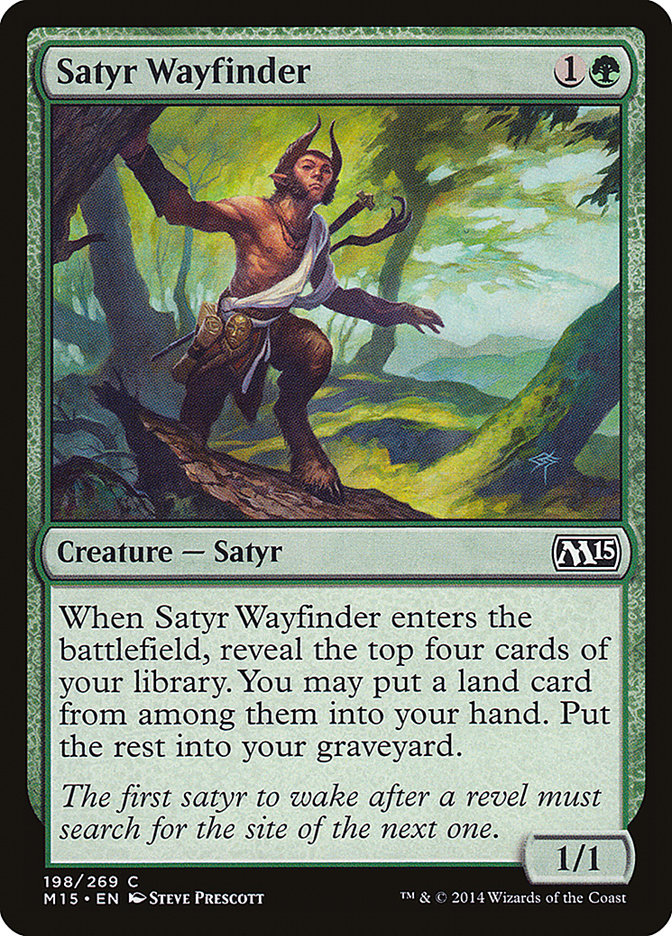 Satyr Wayfinder [Magic 2015] | Good Games Modbury