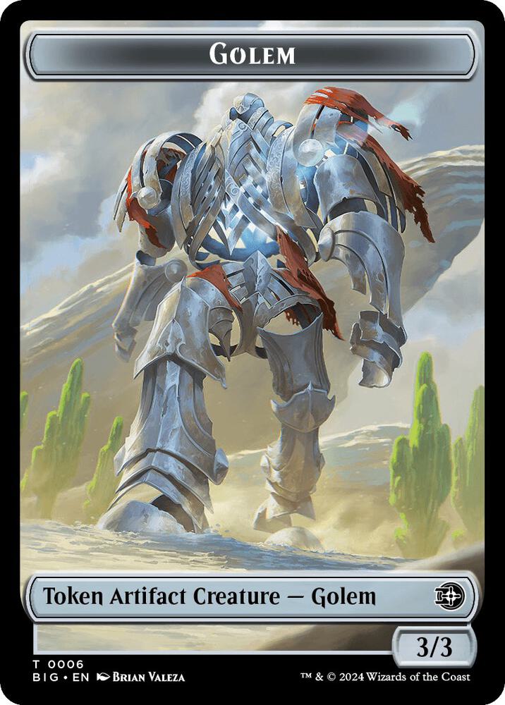 Golem Token 6 (Outlaws of Thunder Junction: The Big Score)  | Good Games Modbury