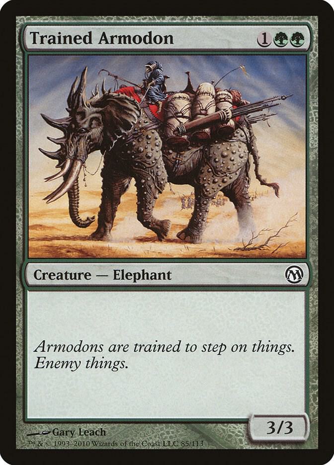 Trained Armodon 85/113 (Duels of the Planeswalkers)  | Good Games Modbury