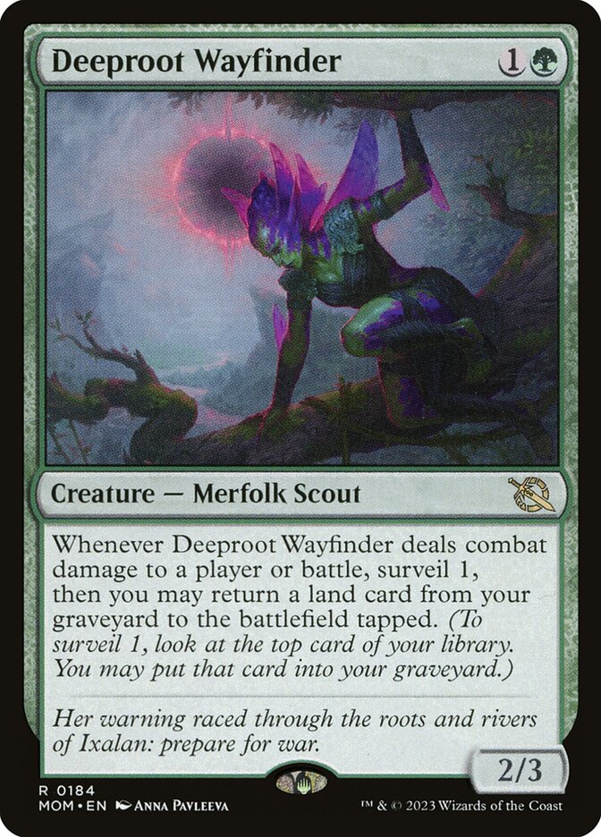 Deeproot Wayfinder 184/291 (March of the Machine)  - Foil | Good Games Modbury