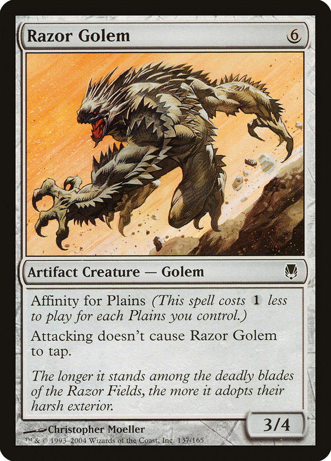 Razor Golem 137/165 (Darksteel)  | Good Games Modbury