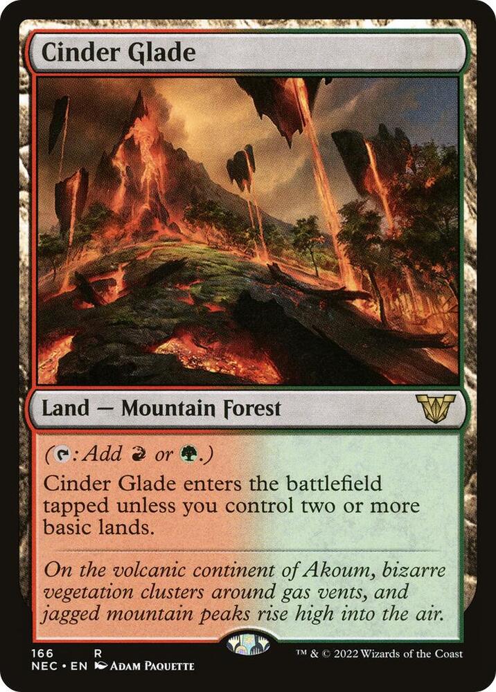 Cinder Glade 166/38 (Commander: Kamigawa: Neon Dynasty)  | Good Games Modbury