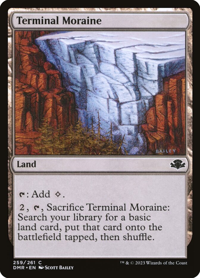 Terminal Moraine 259 (Dominaria Remastered)  - Foil | Good Games Modbury