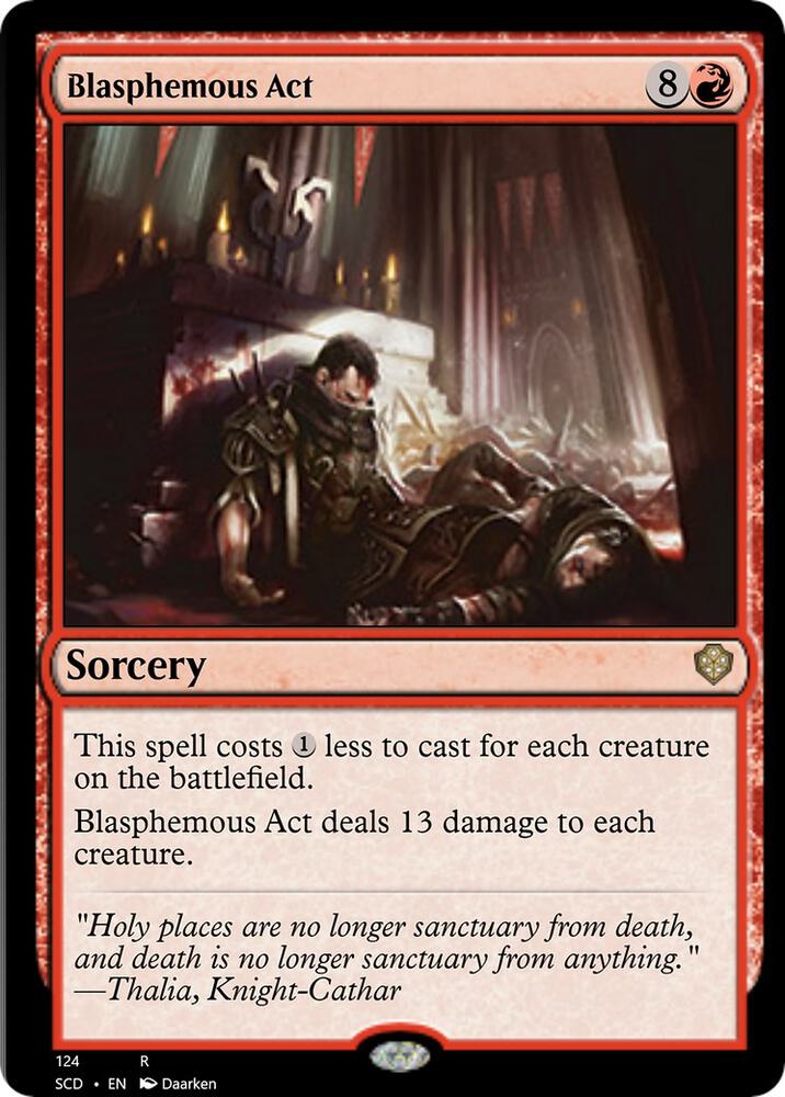 Blasphemous Act 124/352 (Starter Commander Decks)  | Good Games Modbury