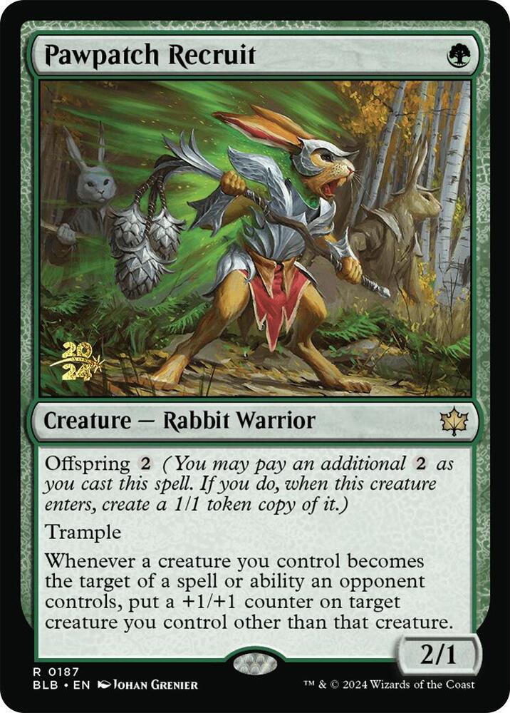 Pawpatch Recruit 187s/160 (Prerelease Cards)  - Foil | Good Games Modbury