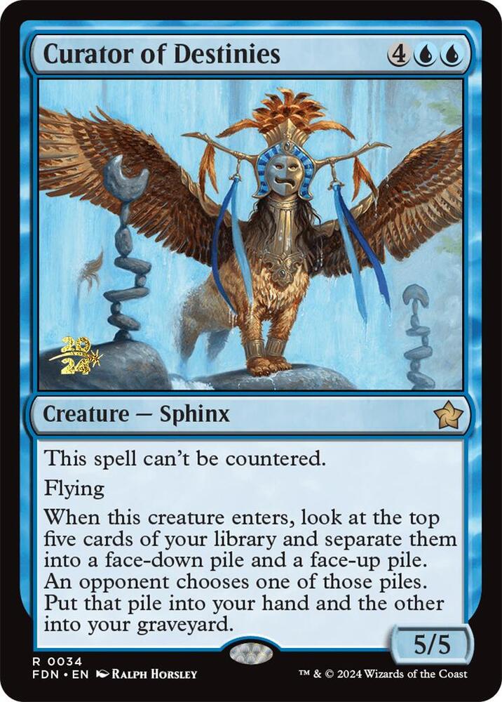 Curator of Destinies 34s/101 (Prerelease Cards)  - Foil | Good Games Modbury