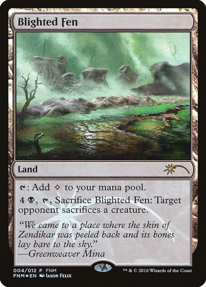Blighted Fen 4/12 (FNM Promos)  - Foil | Good Games Modbury