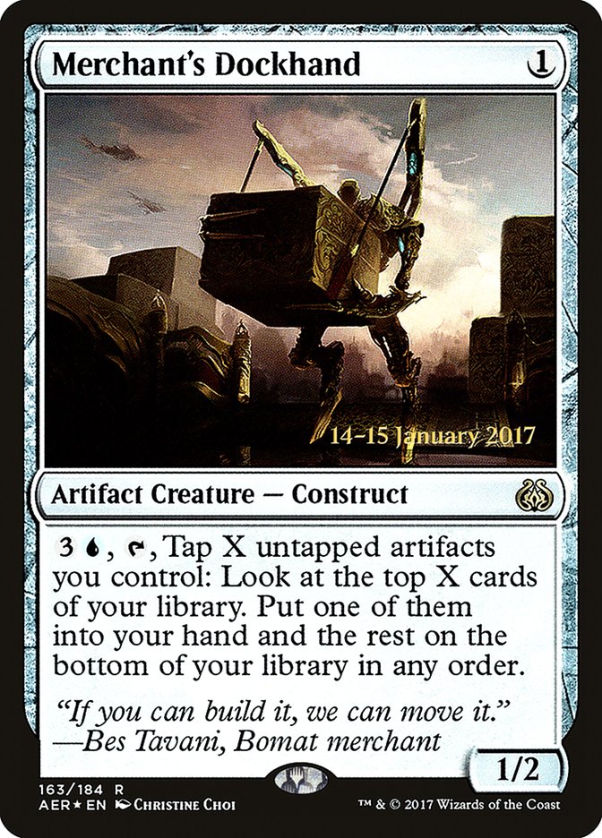 Merchant's Dockhand [Aether Revolt Prerelease Promos] | Good Games Modbury