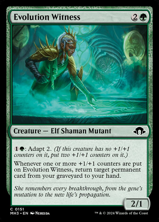 Evolution Witness 151/319 (Modern Horizons 3)  - Foil | Good Games Modbury