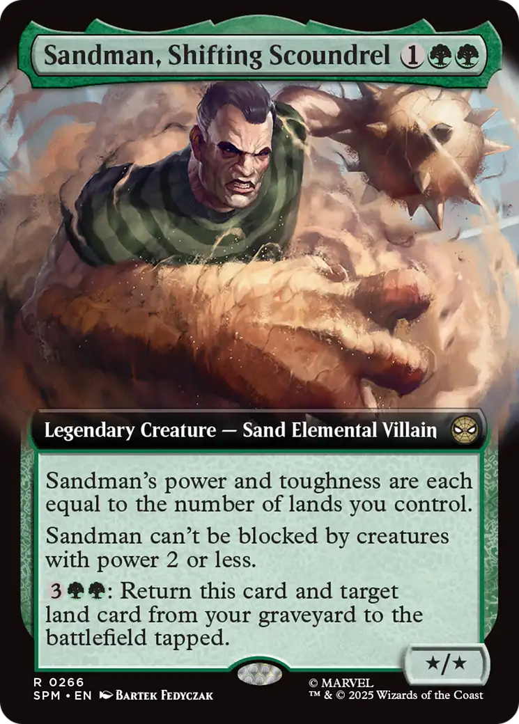Sandman, Shifting Scoundrel (Extended Art) [Marvel's Spider-Man] | Good Games Modbury
