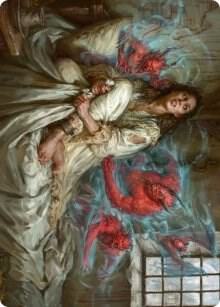 Eruth Tormented Prophet Art Card 61 (Art Series: Innistrad: Crimson Vow)  | Good Games Modbury