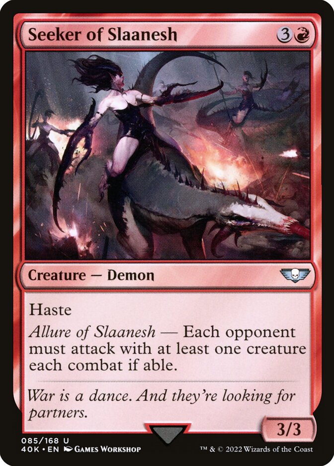 Seeker of Slaanesh 85/617 (Universes Beyond: Warhammer 40,000)  | Good Games Modbury
