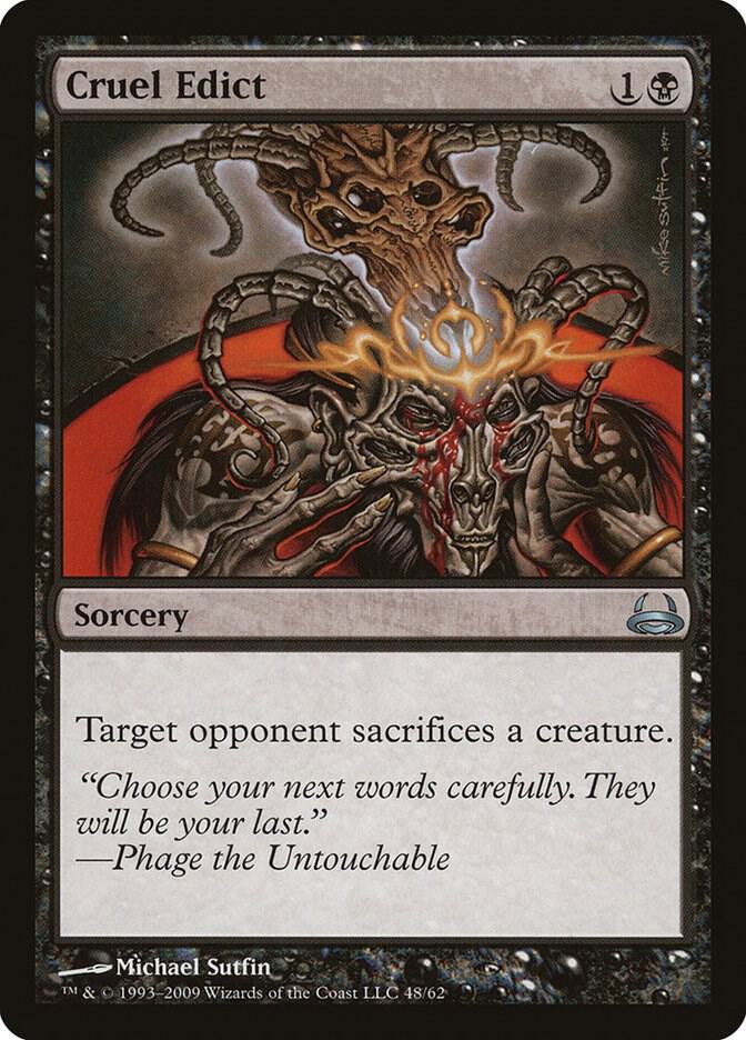 Cruel Edict 48/62 (Duel Decks: Divine vs. Demonic)  | Good Games Modbury