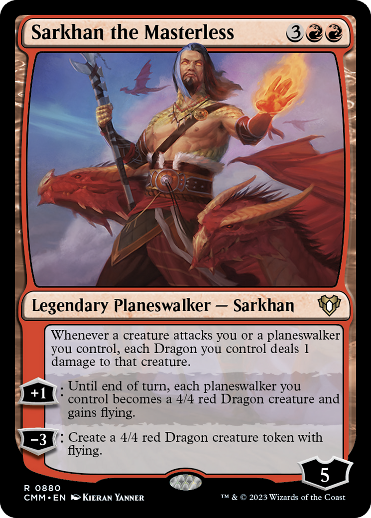 Sarkhan the Masterless [Commander Masters] | Good Games Modbury