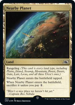Nearby Planet Galaxy Foil 484/244 (Unfinity)  - Foil | Good Games Modbury