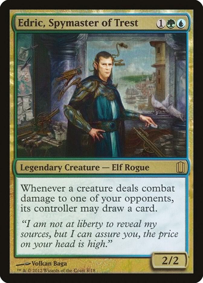 Edric, Spymaster of Trest 8/18 (Commander's Arsenal)  - Foil | Good Games Modbury