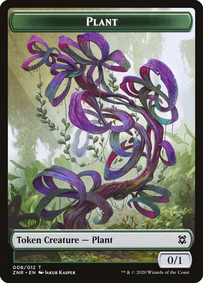 Plant Token [Zendikar Rising Tokens] | Good Games Modbury