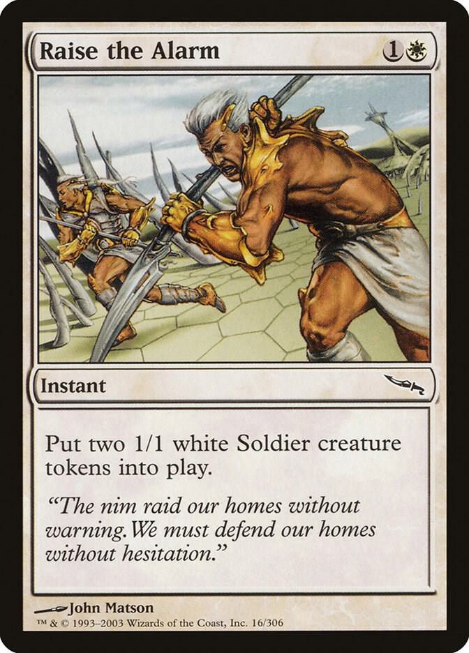Raise the Alarm 16/306 (Mirrodin)  - Foil | Good Games Modbury
