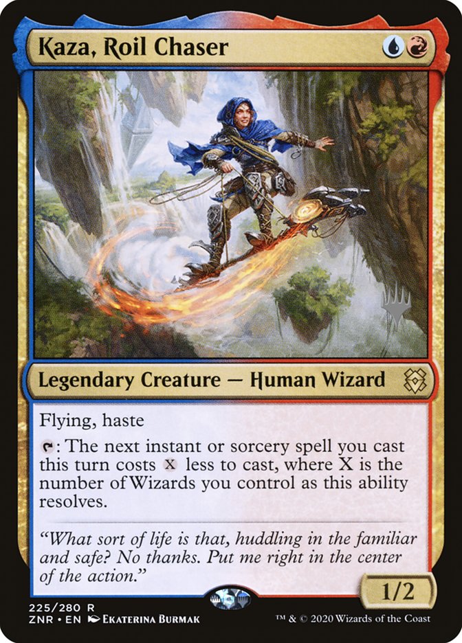 Kaza, Roil Chaser (Promo Pack) [Zendikar Rising Promos] | Good Games Modbury