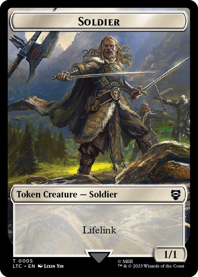 Soldier Food 0010 Double Sided Token 5 // 10 (Commander: The Lord of the Rings: Tales of Middle-earth)  | Good Games Modbury