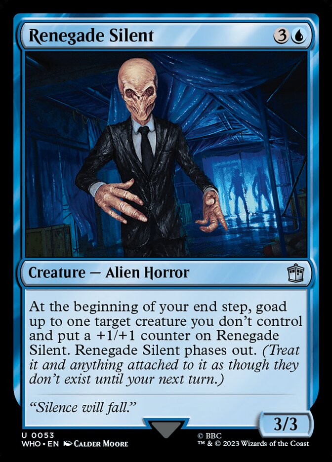 Renegade Silent 53/331 (Universes Beyond: Doctor Who)  - Foil | Good Games Modbury