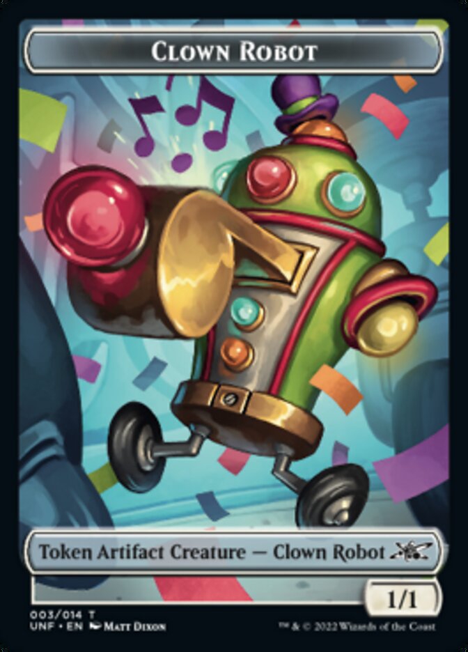 Clown Robot (003) Token [Unfinity Tokens] | Good Games Modbury