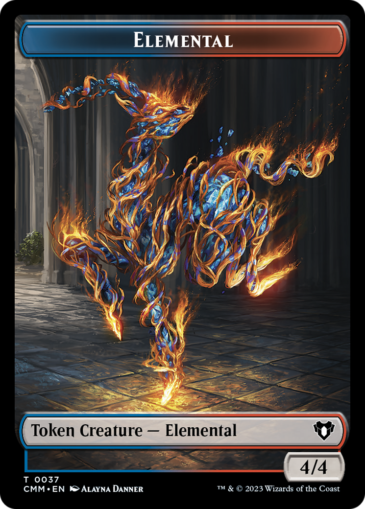 Elemental Token (37) [Commander Masters Tokens] | Good Games Modbury