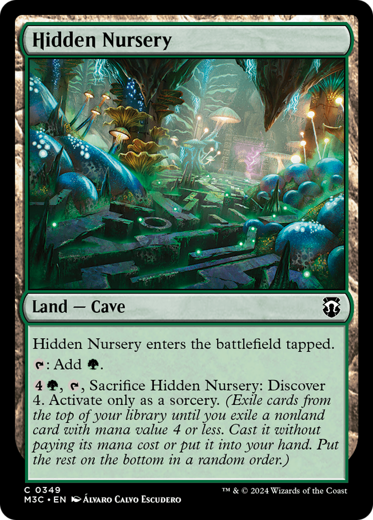 Hidden Nursery (Ripple Foil) [Modern Horizons 3 Commander] | Good Games Modbury