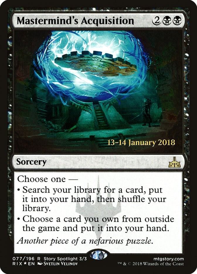 Masterminds Acquisition 77s/98 (Prerelease Cards)  - Foil | Good Games Modbury