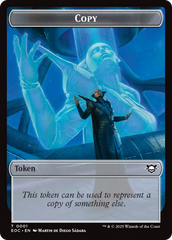 Copy // Clue Double-Sided Token [Edge of Eternities Tokens] | Good Games Modbury