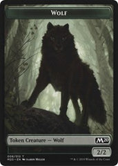 Zombie // Wolf Double-Sided Token [Game Night 2019 Tokens] | Good Games Modbury