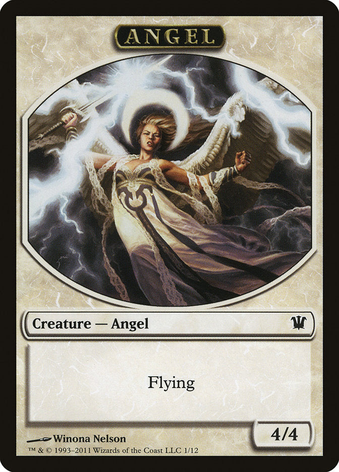 Angel Token [Innistrad Tokens] | Good Games Modbury