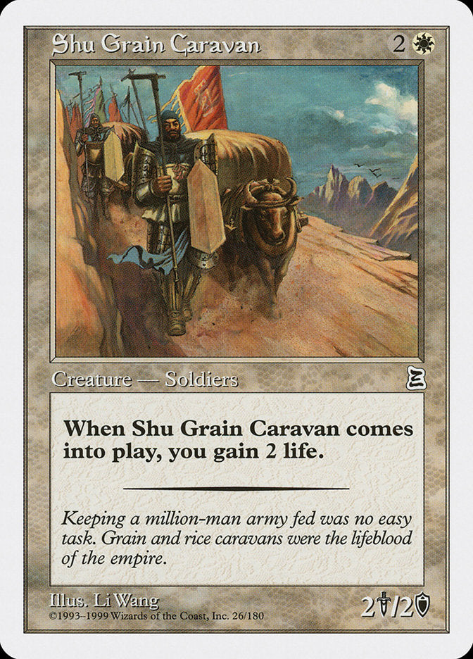 Shu Grain Caravan 26/180 (Portal Three Kingdoms)  | Good Games Modbury