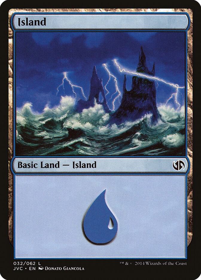 Island 032 JVC 32/62 (Duel Decks: Anthology)  | Good Games Modbury