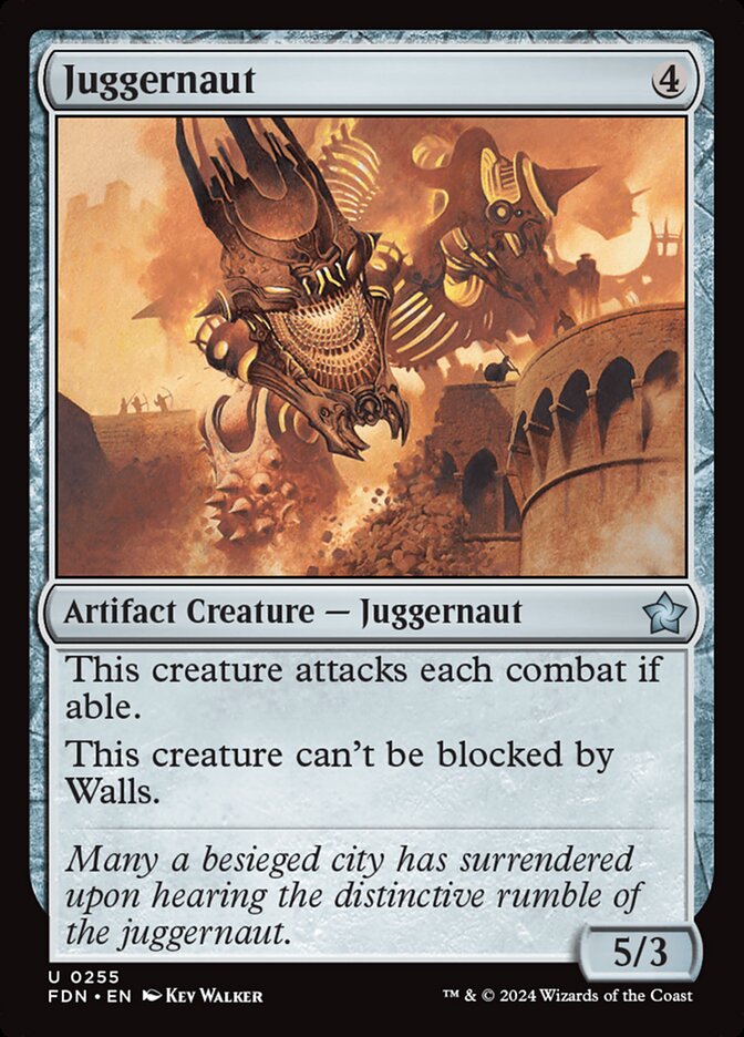 Juggernaut 255/291 (Foundations)  - Foil | Good Games Modbury