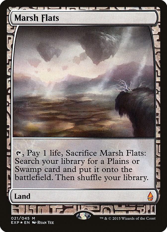 Marsh Flats 21/45 (Zendikar Expeditions)  - Foil | Good Games Modbury
