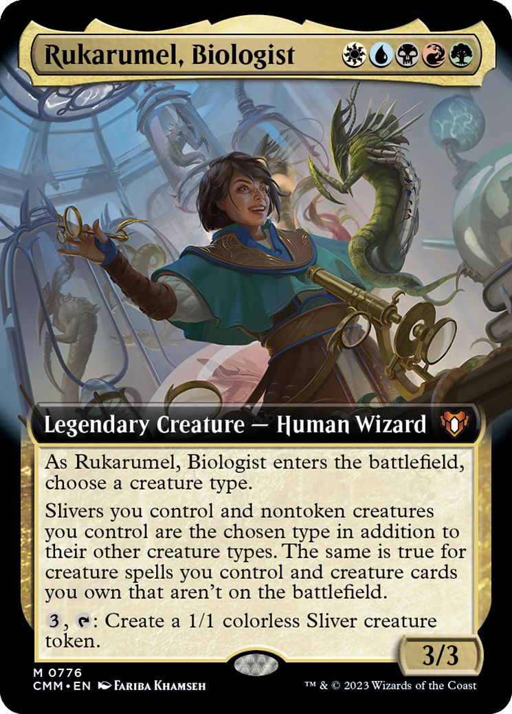 Rukarumel, Biologist (Extended Art) [Commander Masters] | Good Games Modbury