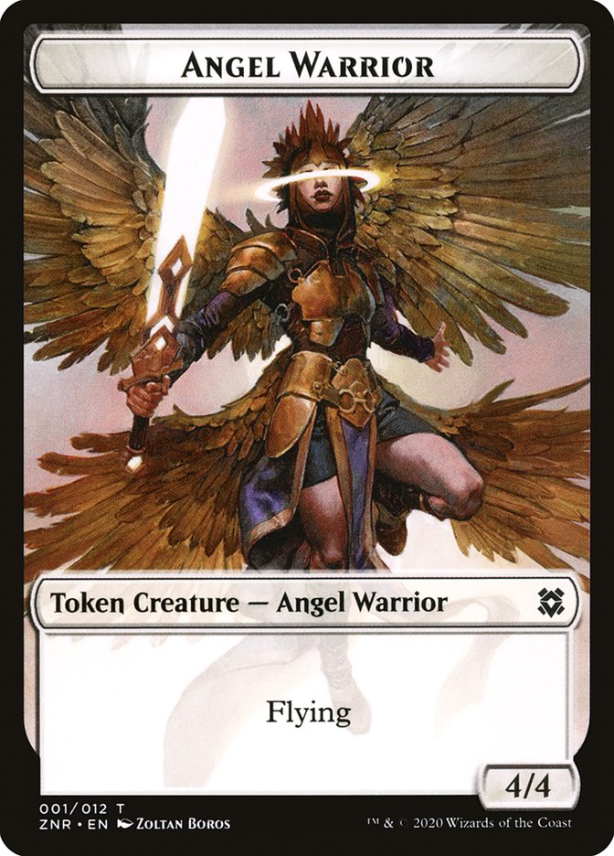 Angel Warrior Token [Zendikar Rising Tokens] | Good Games Modbury