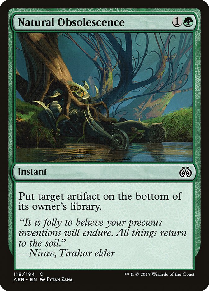 Natural Obsolescence 118/184 (Aether Revolt)  | Good Games Modbury