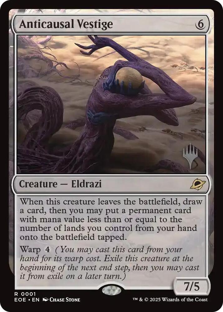 Anticausal Vestige 1 (Promo Pack: Edge of Eternities)  - Foil | Good Games Modbury