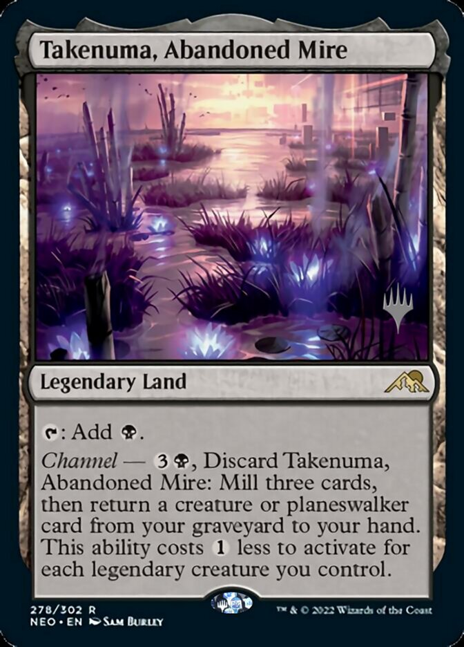 Takenuma, Abandoned Mire (Promo Pack) [Kamigawa: Neon Dynasty Promos] | Good Games Modbury